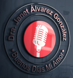Logotipo del programa Buenos Días Mi Amor, conducido por la Doctora Janet Álvarez Gonzalez